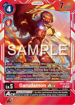 Garudamon ACE (BT15-014) - Exceed Apocalypse Foil-1
