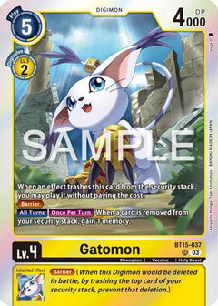 Gatomon (BT15-037) - Exceed Apocalypse Foil-1