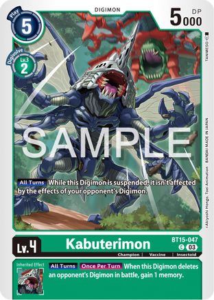 Kabuterimon (BT15-047) - Exceed Apocalypse-1