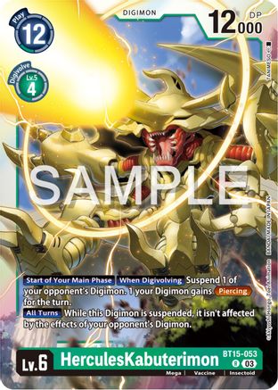 HerculesKabuterimon (BT15-053) - Exceed Apocalypse Foil-1