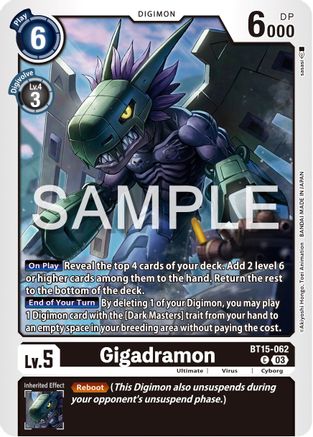 Gigadramon (BT15-062) - Exceed Apocalypse-1