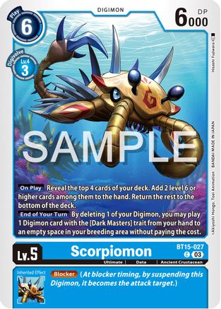Scorpiomon (BT15-027) - Exceed Apocalypse-1