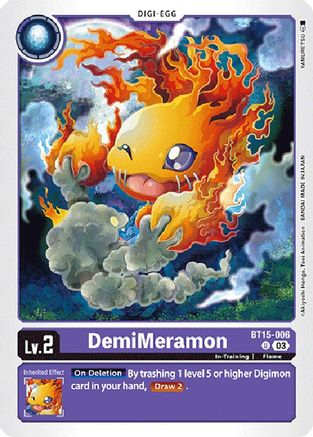 DemiMeramon (BT15-006) - Exceed Apocalypse-1