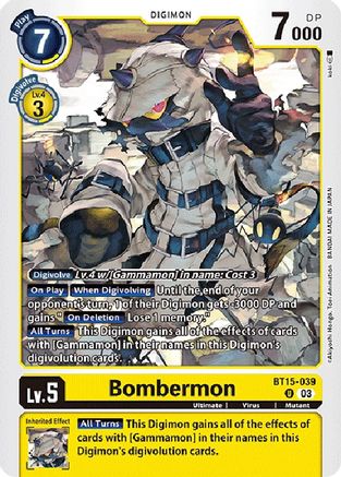 Bombermon (BT15-039) - Exceed Apocalypse-1