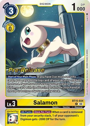 Salamon (BT15-034) - Exceed Apocalypse Pre-Release Cards Foil-1