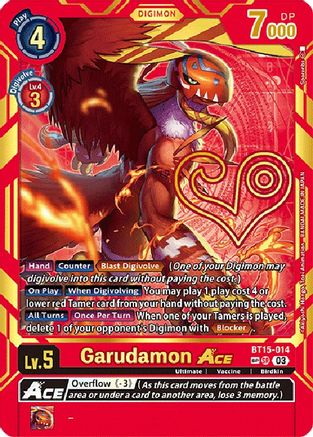 Garudamon ACE (Special Rare) (BT15-014) - Exceed Apocalypse Foil-1