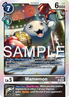 Mamemon (Official Tournament Pack Vol.12) (BT11-068) - Dimensional Phase Foil-1
