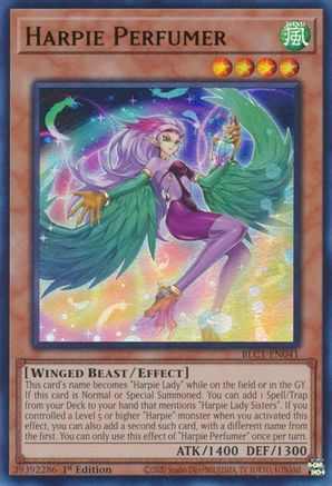 Harpie Perfumer (BLC1-EN041) - Battles of Legend: Chapter 1 1st Edition-1