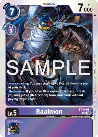 Baalmon (Winner Pack -Exceed Apocalypse-) (BT10-081) - Xros Encounter Foil-1