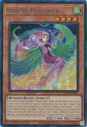 Harpie Perfumer (Silver) (BLC1-EN041) - Battles of Legend: Chapter 1 1st Edition-1