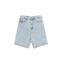 Polar Skate Co. 'Big Boy' Baggy Jean Shorts - Light Blue-1