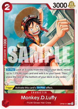 Monkey.D.Luffy (OP06-013) - Wings of the Captain Foil-1