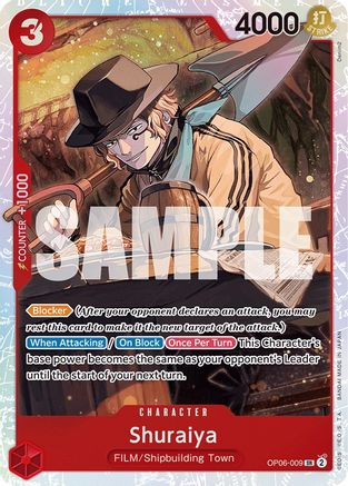 Shuraiya (OP06-009) - Wings of the Captain Foil-1