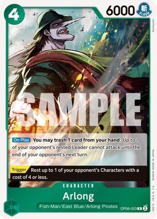 Arlong (OP06-023) - Wings of the Captain Foil-1