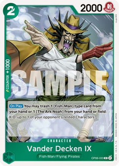 Vander Decken IX (OP06-033) - Wings of the Captain Foil-1
