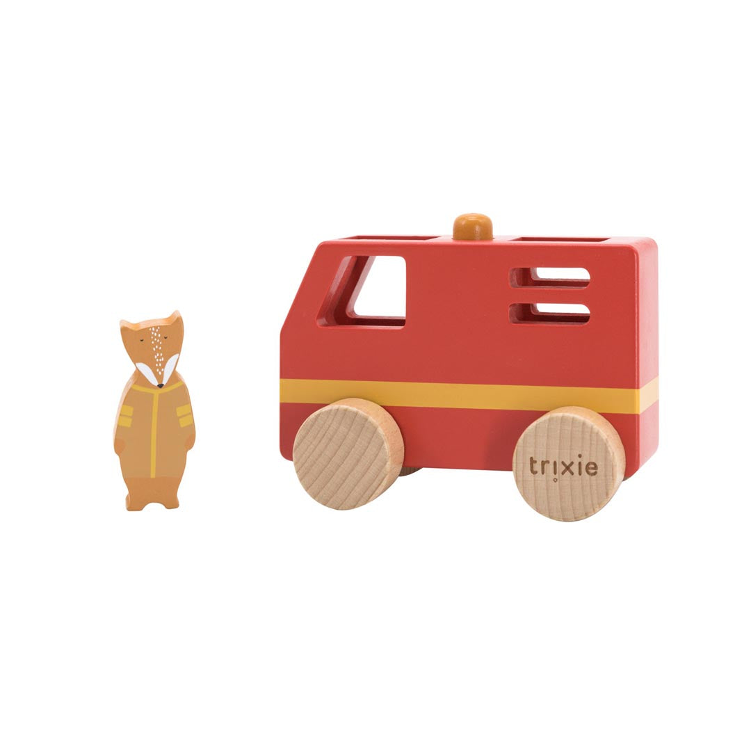 Small Wooden Firetruck | play&go-1