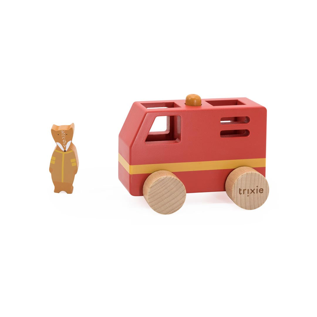 Small Wooden Firetruck | play&go-2