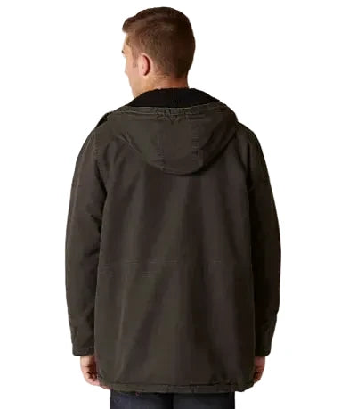 RVCA 'Ground Control' Parka - Pirate Black-2