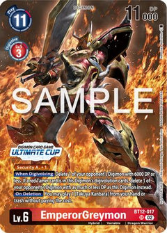 EmperorGreymon (Ultimate Cup 2024) (BT12-017) - Across Time Foil-1