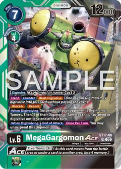 MegaGargomon ACE (ST17-08) - Starter Deck 17: Double Typhoon Advanced Deck Set Foil-1
