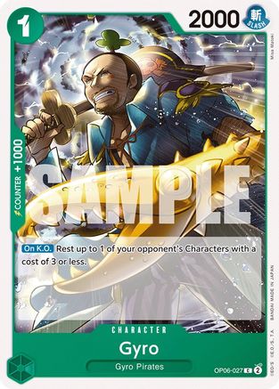Gyro (OP06-027) - Wings of the Captain-1