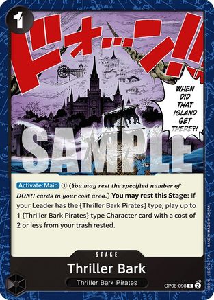 Thriller Bark (OP06-098) - Wings of the Captain-1