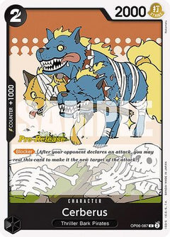 Cerberus (OP06-087) - Wings of the Captain Pre-Release Cards-1