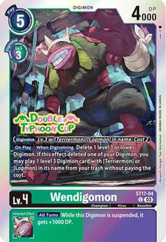 Wendigomon (ST17-04) - Starter Deck 17: Double Typhoon Advanced Deck Set Pre-Release Cards Foil-1