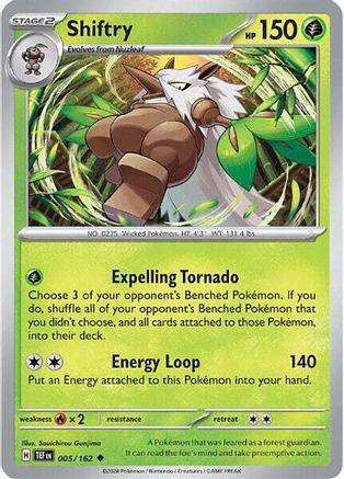 Shiftry - 005/162 5 - SV05 Temporal Forces Reverse Holofoil-1