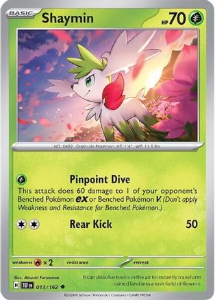 Shaymin 13 - SV05 Temporal Forces Reverse Holofoil-1
