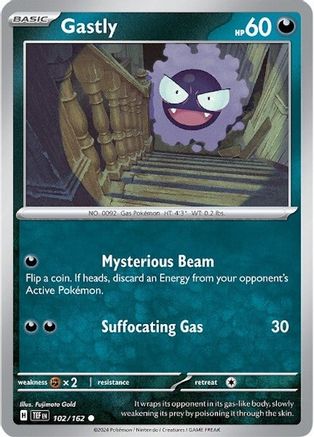 Gastly - 102/162 102 - SV05 Temporal Forces Reverse Holofoil-1