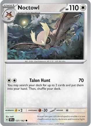 Noctowl 127 - SV05 Temporal Forces Reverse Holofoil-1