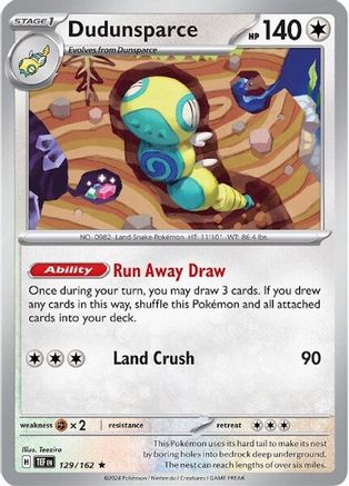 Dudunsparce 129 - SV05 Temporal Forces Holofoil-1