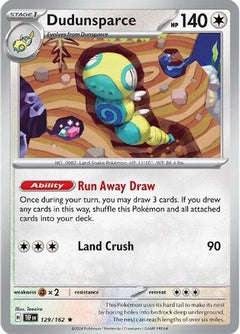 Dudunsparce 129 - SV05 Temporal Forces Holofoil-1