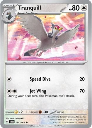 Tranquill 134 - SV05 Temporal Forces Reverse Holofoil-1