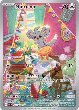 Minccino - 182/162 182 - SV05 Temporal Forces Holofoil-1