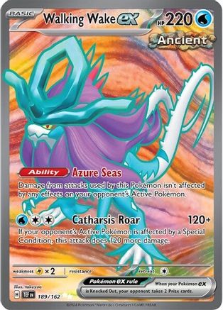 Walking Wake ex - 189/162 189 - SV05 Temporal Forces Holofoil-1
