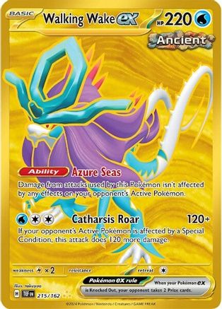 Walking Wake ex - 215/162 215 - SV05 Temporal Forces Holofoil-1