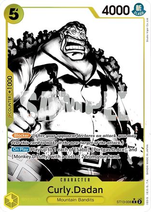 Curly.Dadan (Parallel) (ST13-006) - Ultra Deck: The Three Brothers Foil-1