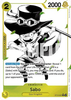 Sabo (007) (Parallel) (ST13-007) - Ultra Deck: The Three Brothers Foil-1