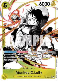 Monkey.D.Luffy (015) (Parallel) (ST13-015) - Ultra Deck: The Three Brothers Foil-1