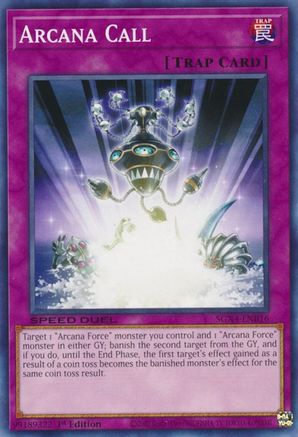 Arcana Call (SGX4-ENB16) - Speed Duel GX: Midterm Destruction 1st Edition-1