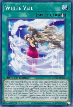White Veil (SGX4-ENE06) - Speed Duel GX: Midterm Destruction 1st Edition-1