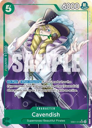 Cavendish (Alternate Art) (EB01-012) - Extra Booster: Memorial Collection Foil-1