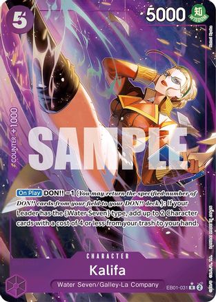 Kalifa (Alternate Art) (EB01-031) - Extra Booster: Memorial Collection Foil-1