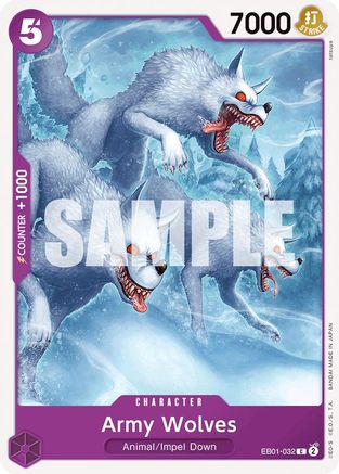 Army Wolves (EB01-032) - Extra Booster: Memorial Collection-1