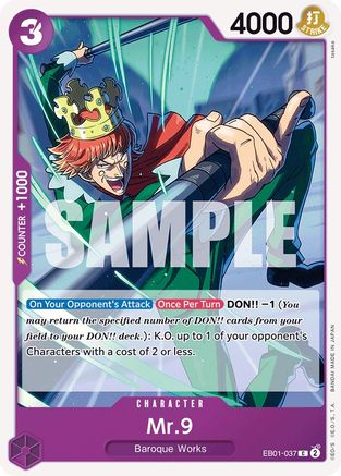 Mr. 9 (EB01-037) - Extra Booster: Memorial Collection-1