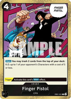 Finger Pistol (EB01-051) - Extra Booster: Memorial Collection Foil-1