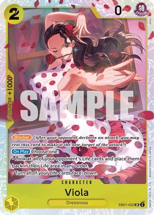 Viola (EB01-052) - Extra Booster: Memorial Collection Foil-1
