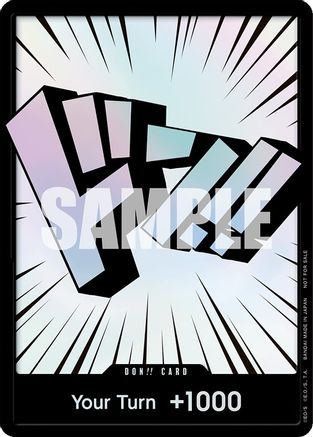 DON!! Card (3D Text) - One Piece Promotion Cards Foil-1